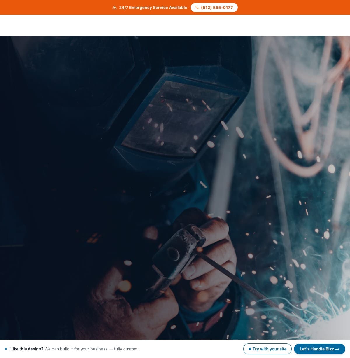 Reliable Pro website template preview