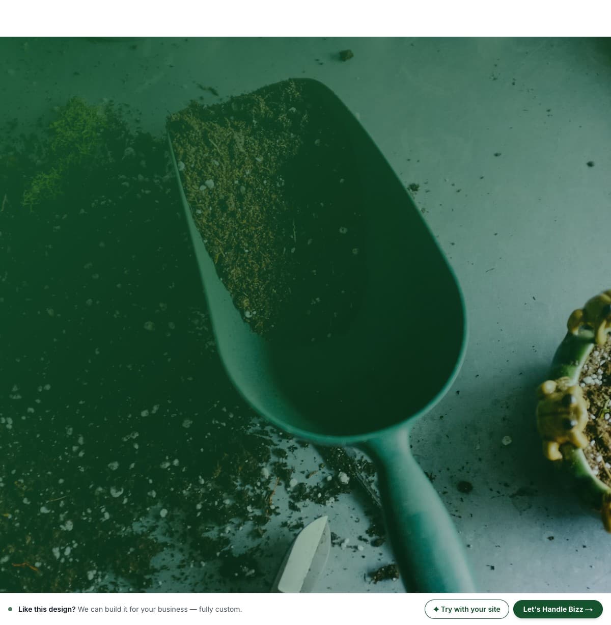 Greenscape website template preview