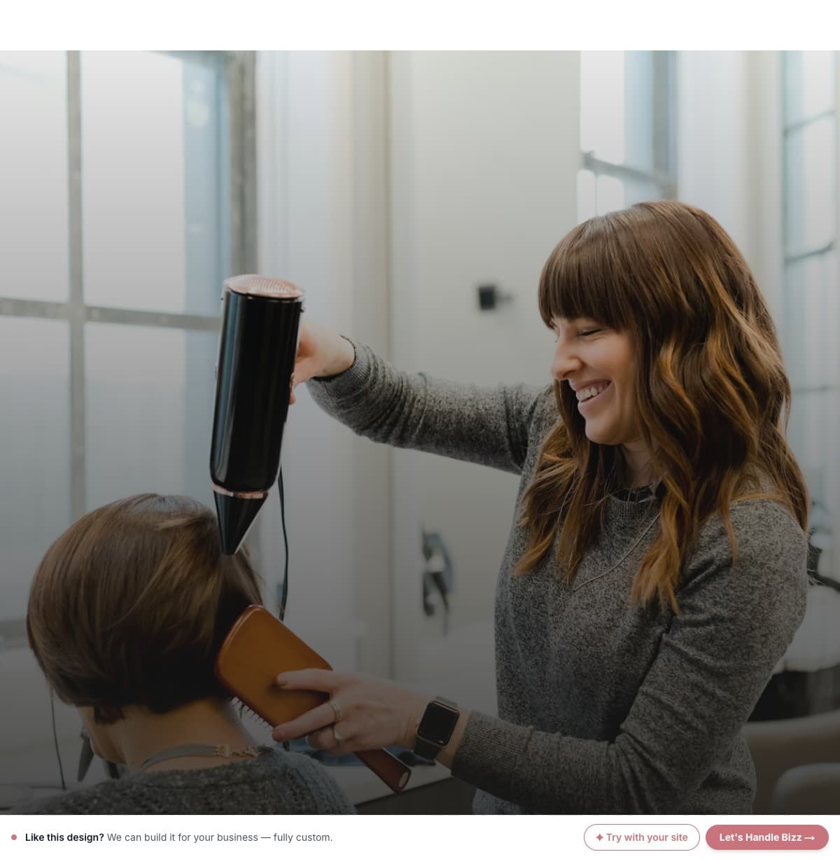 Luxe Studio website template preview
