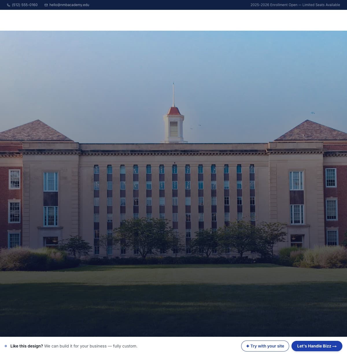 Bright Futures website template preview